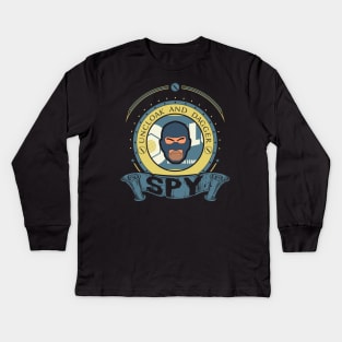 Spy - Blue Team Kids Long Sleeve T-Shirt